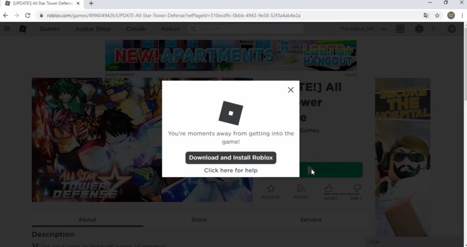 download roblox Direct from Website