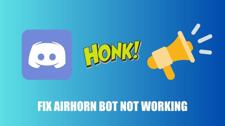 Airhorn Bot Not Working