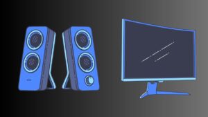 Connect Speakers to a Monitor