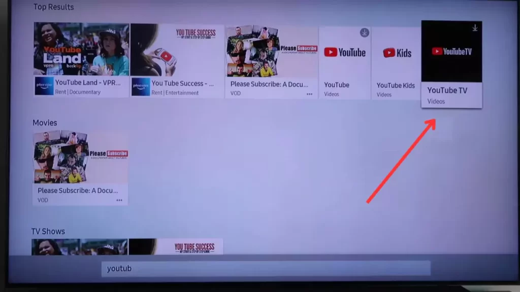 Can’t Find YouTube TV App on Samsung TV