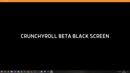 Crunchyroll Beta Black Screen