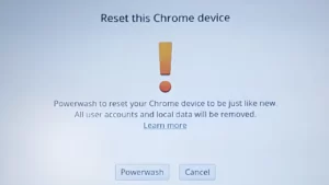 How to Reset a School Chromebook