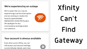 Xfinity Gateway Not Found