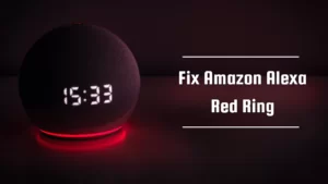 Amazon Alexa Red Ring