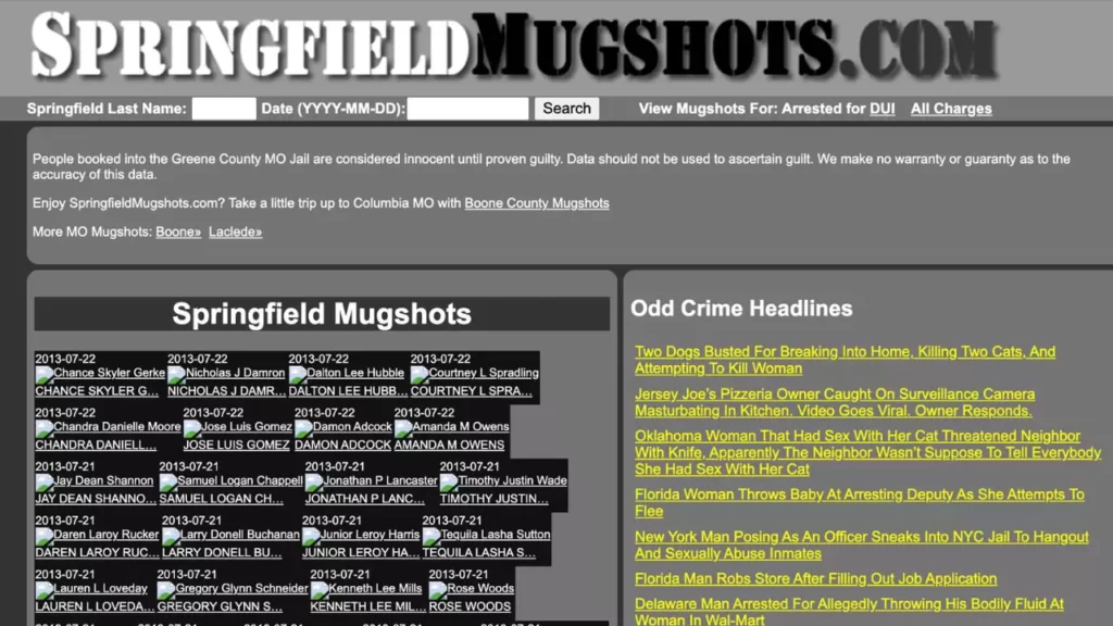 What Happened To Springfield Mugshots